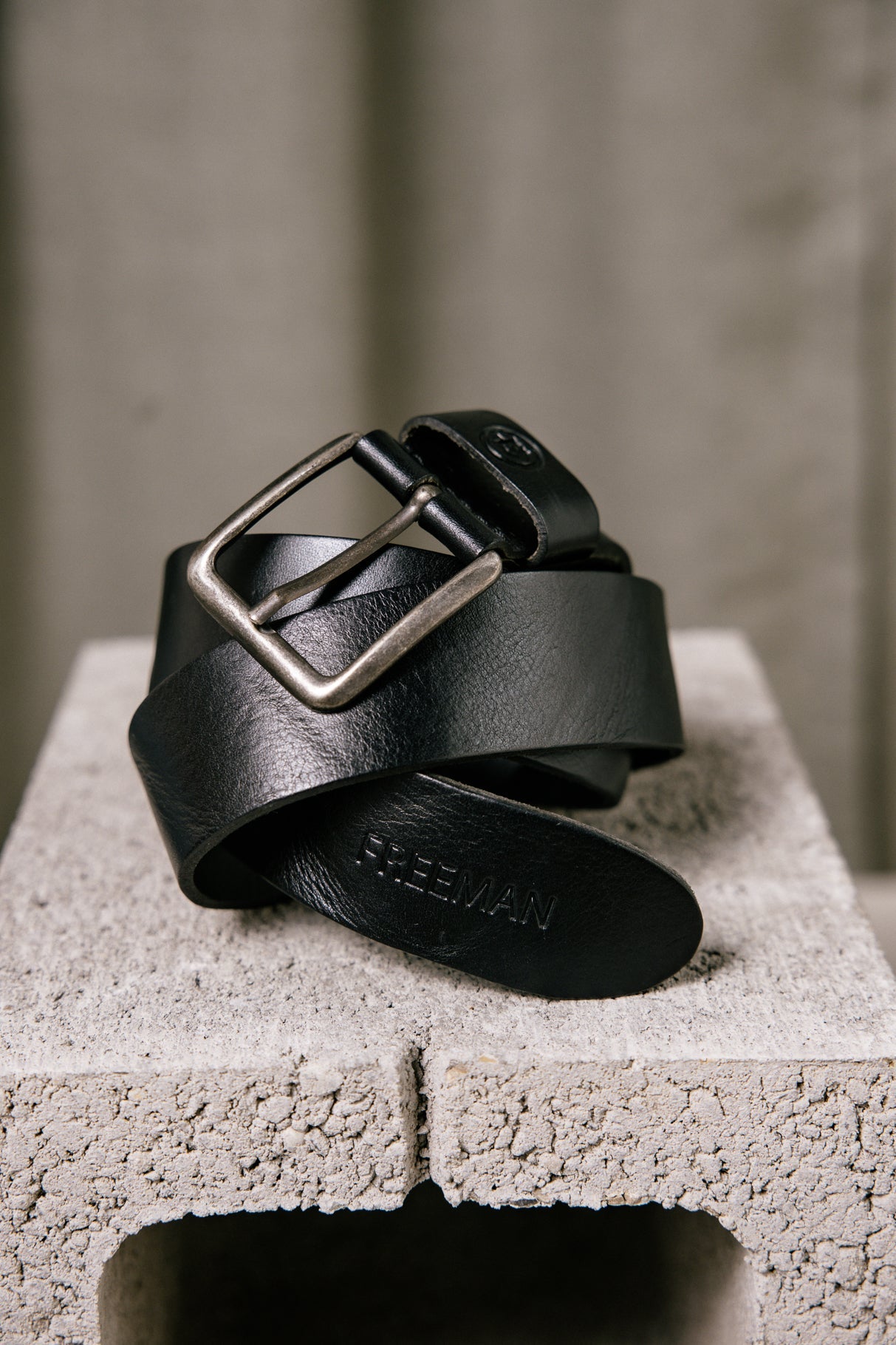 Cinturón hombre negro