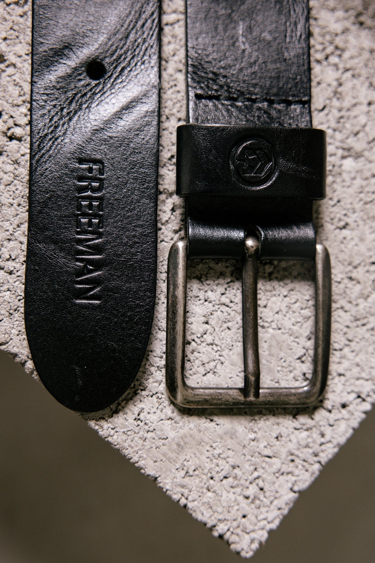 Cinturón hombre negro