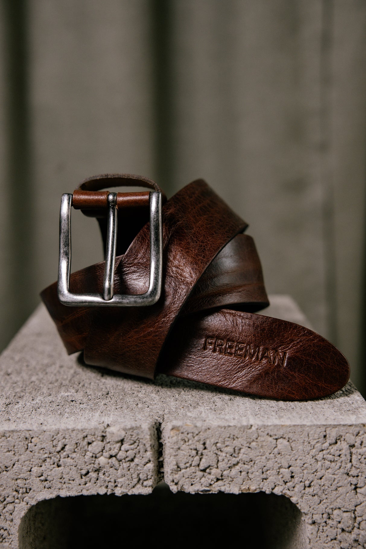 Cinturón hombre marrón