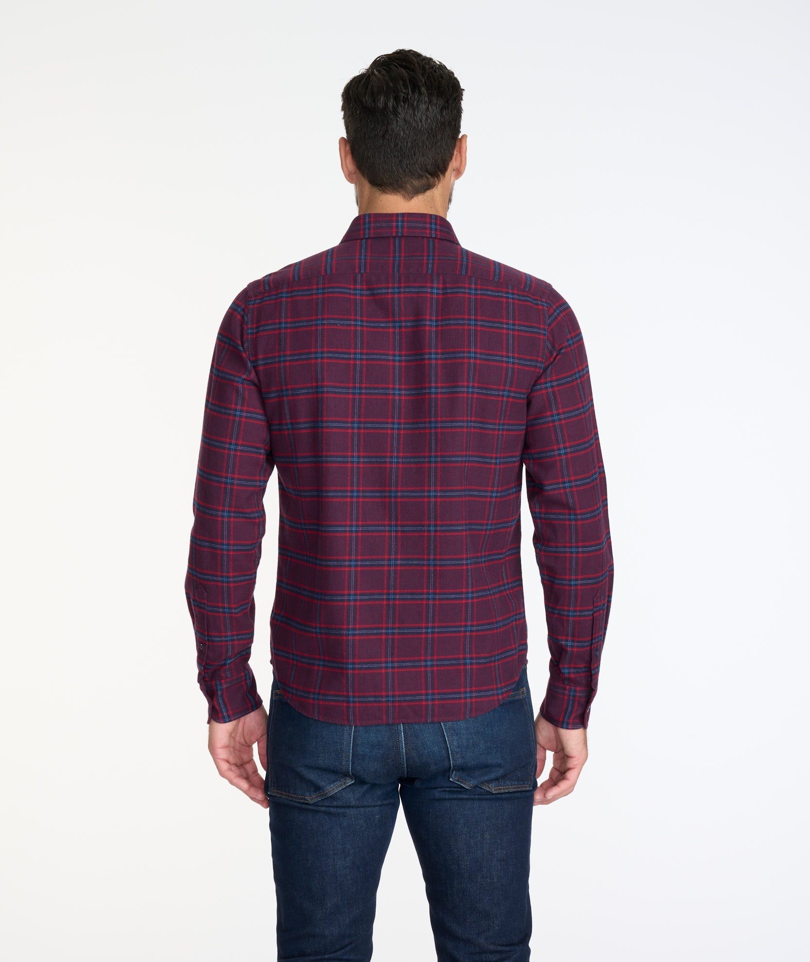 Camisa de manga larga roja