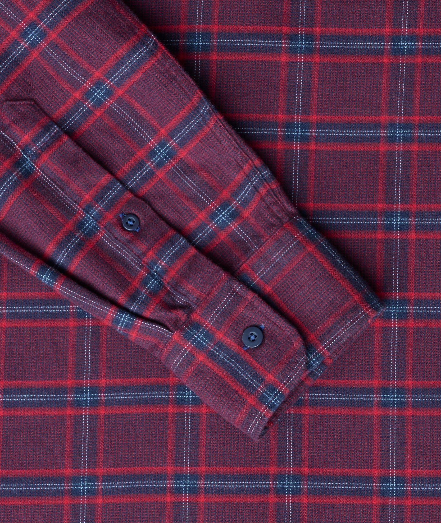 Camisa de manga larga roja