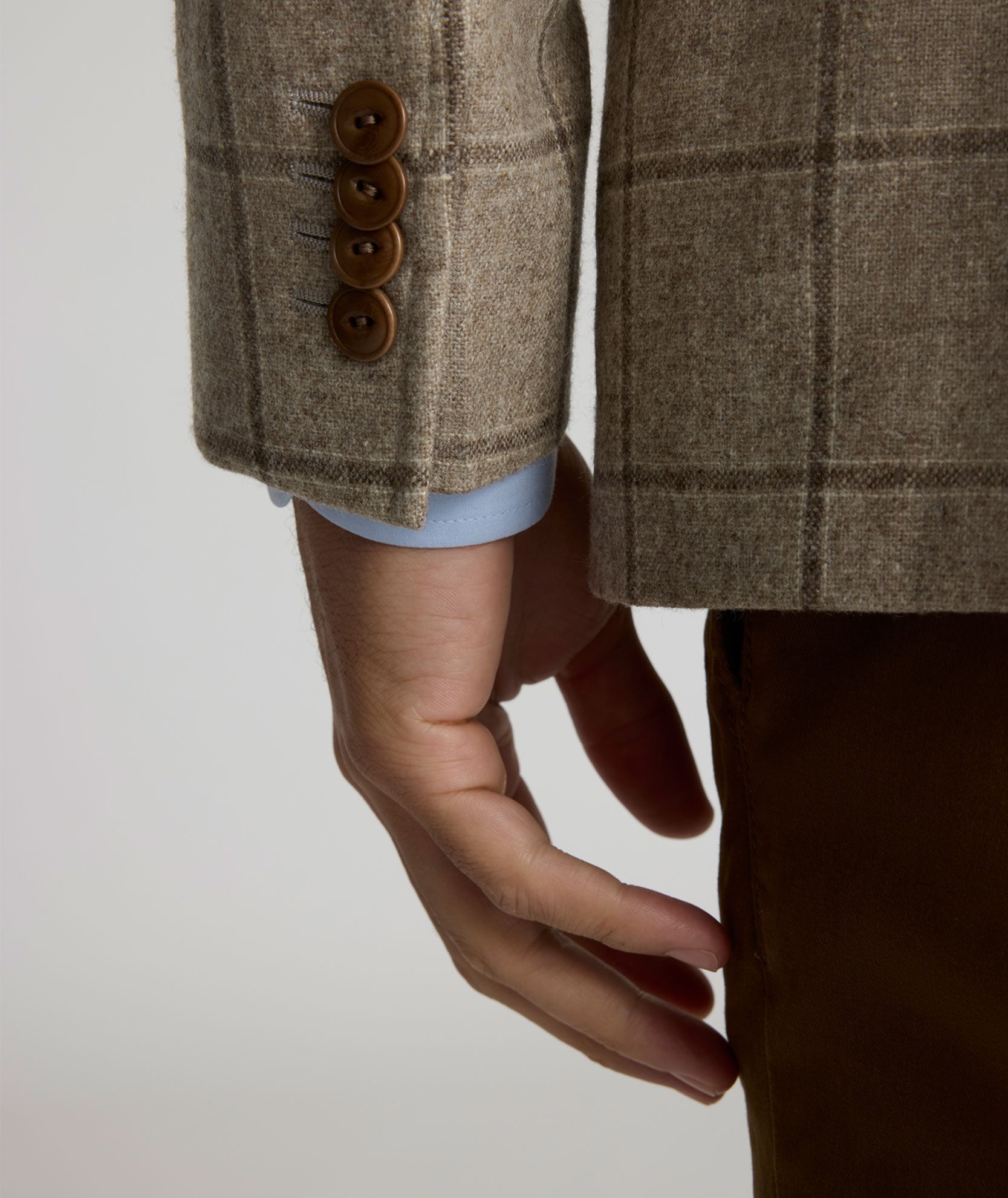 Americana de lana y cachemira italiana