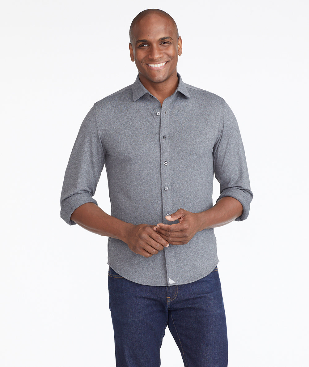 Camisa de manga larga gris