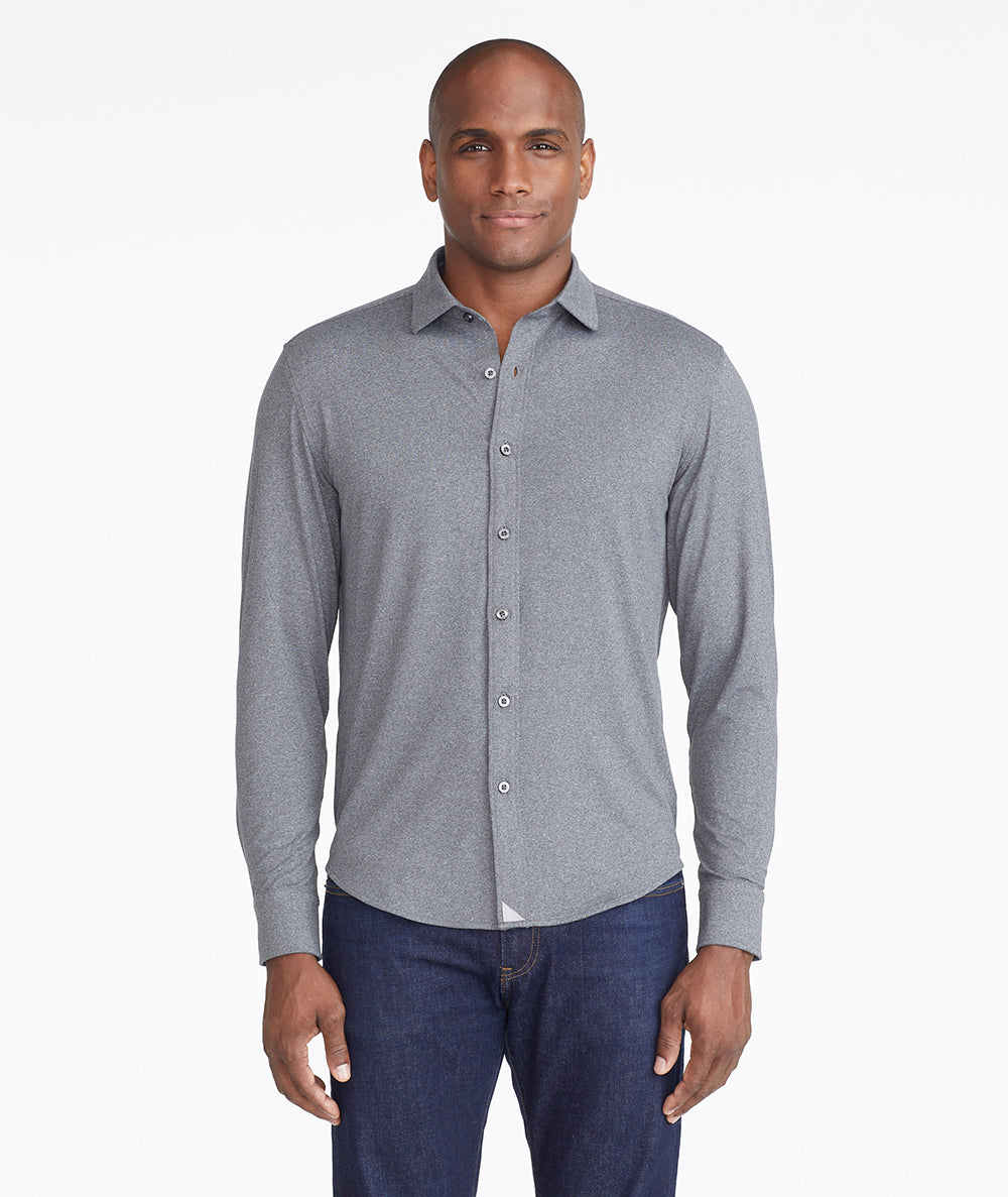 Camisa de manga larga gris