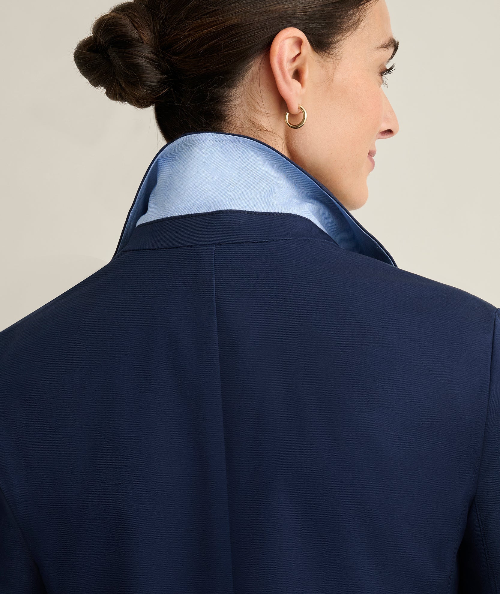 Blazer elástico de corte moderno